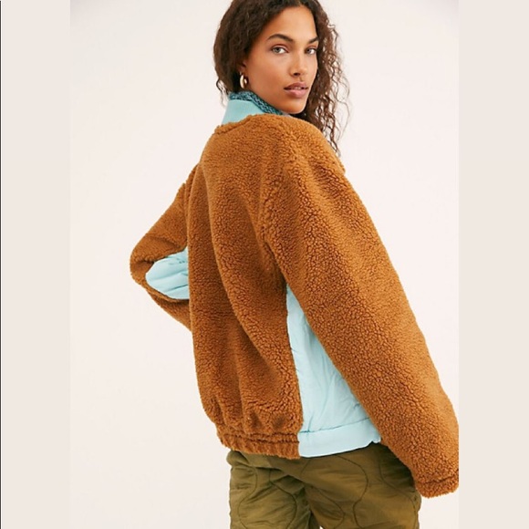 ⭐️SALE⭐️NWT FREE PEOPLE RIVINGTON SHERPA JACKET - Picture 2 of 7